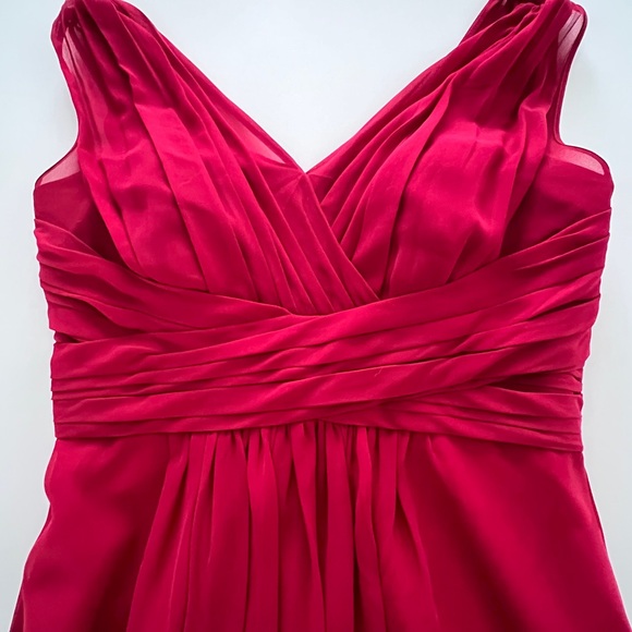 Bill Levkoff Bridesmaid dress Size 10 - color wine/cranberry - Picture 3 of 16